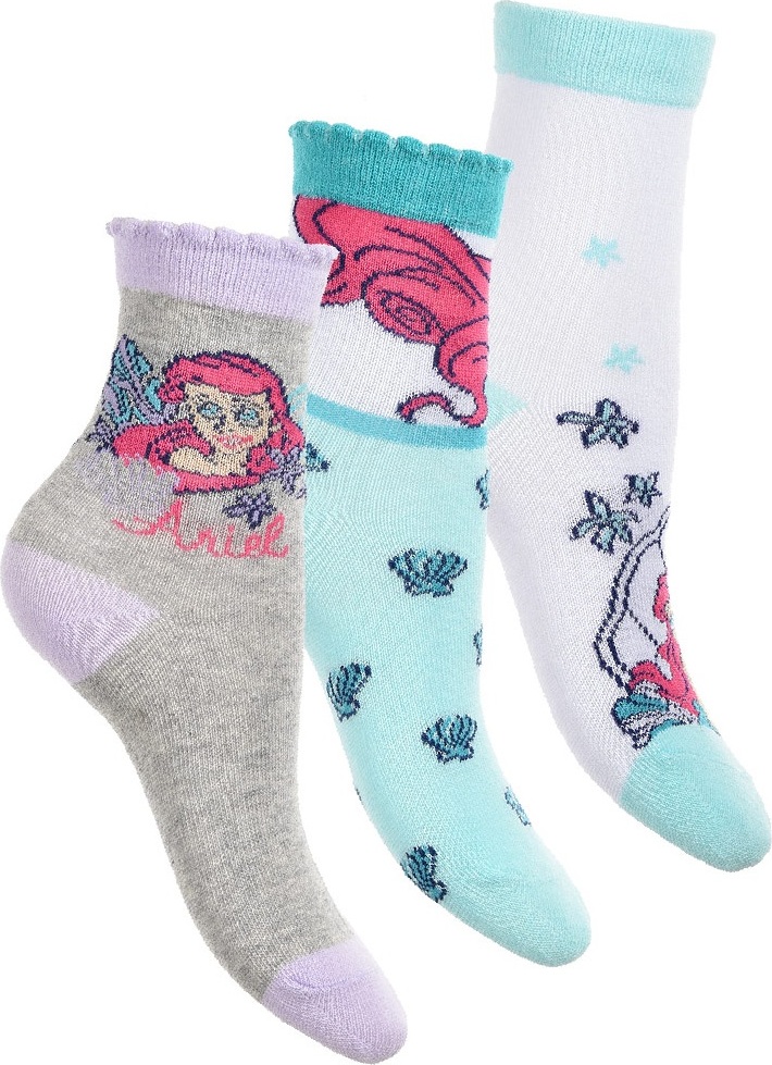 Balenie dievčenských ponožiek Princess Disney Veľkosť: 23/26