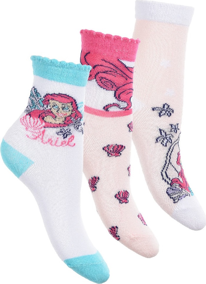 Balenie dievčenských ponožiek Disney Princess Veľkosť: 23/26