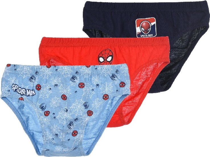 Trojbalenie slipov Marvel Spider-Man - modrá/červená/modrá Veľkosť: 92/98