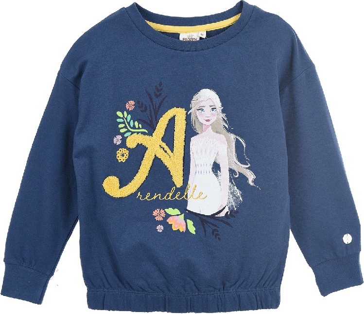 Tmavomodrá dievčenská mikina Disney Frozen Veľkosť: 104