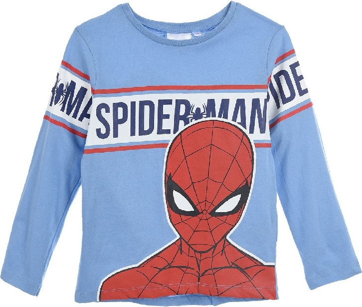 Modré chlapčenské tričko Spiderman Veľkosť: 116