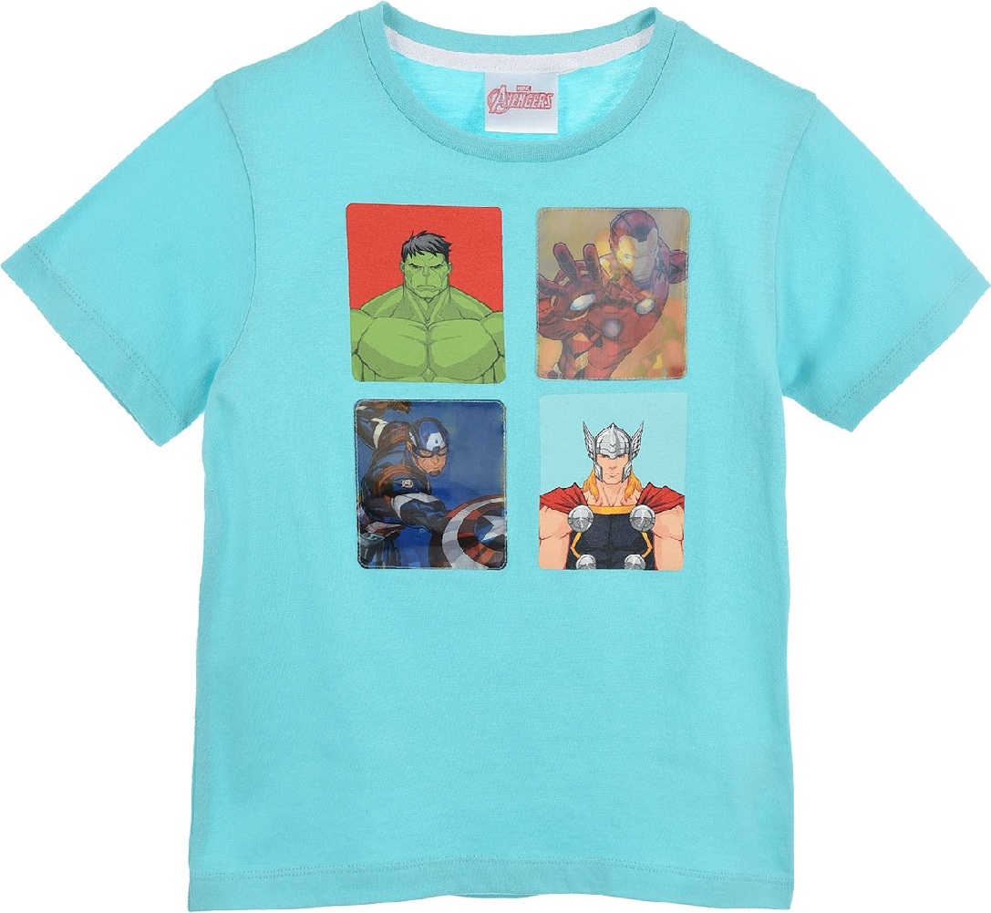 Modré chlapčenské tričko Avengers Veľkosť: 140