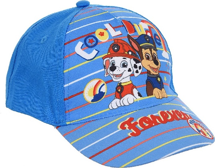 Modrá chlapčenská šiltovka Paw Patrol Veľkosť: 54
