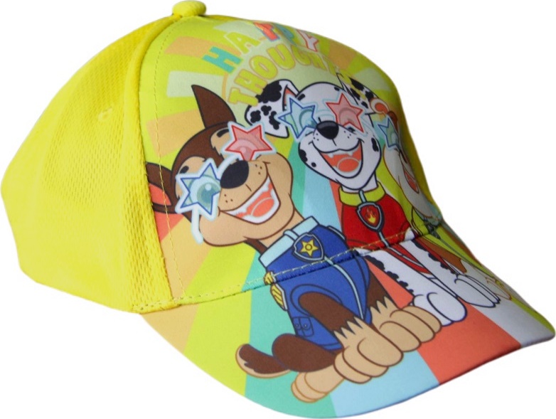 Žltá chlapčenská šiltovka Paw Patrol Veľkosť: 52