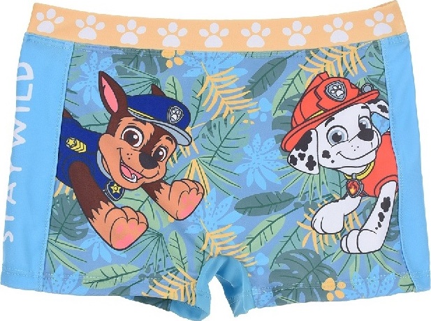 Modré vzorované chlapčenské plavky Paw Patrol Veľkosť: 94