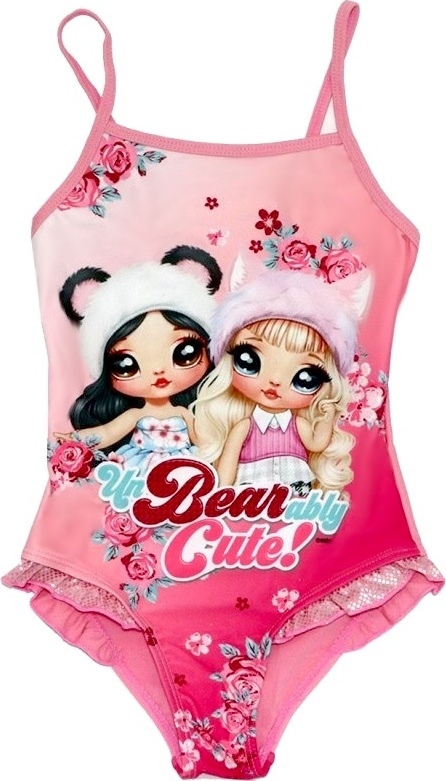 Ružové jednodielne plavky Na! Na! Na! Surprise Veľkosť: 110