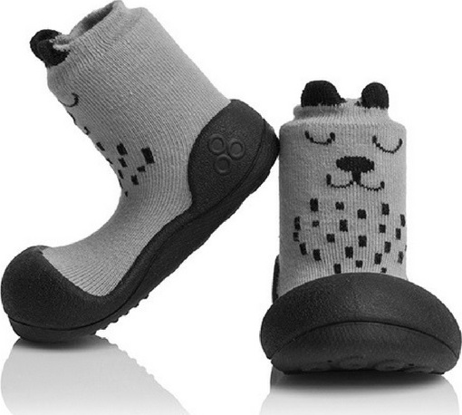 Attipas sivé prvé topánôčky - medvedík A17C Veľkosť: 25,5