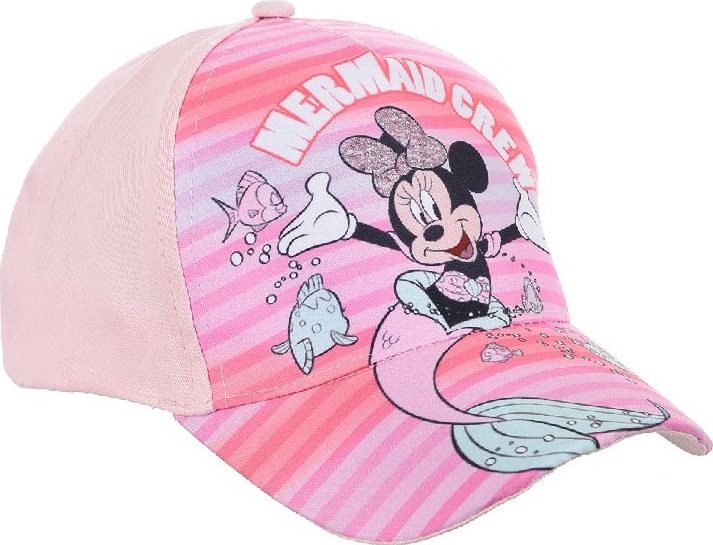 Ružová dievčenská šiltovka Disney Minnie Mouse Veľkosť: 54