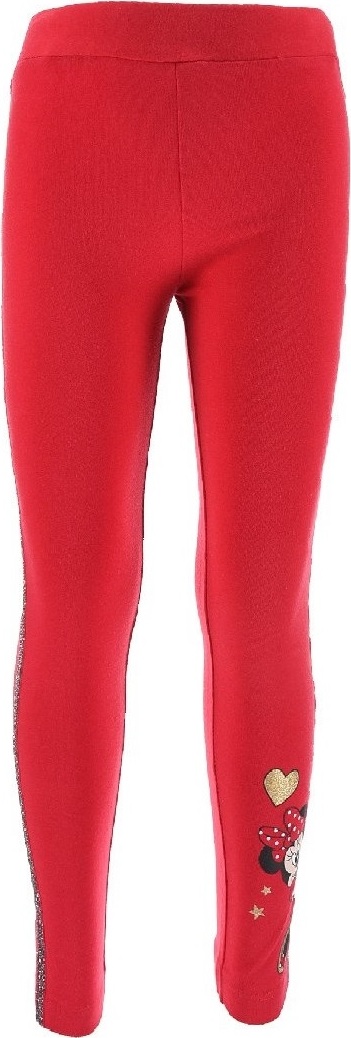 Červené dievčenské legíny Disney Minnie Mouse Veľkosť: 116