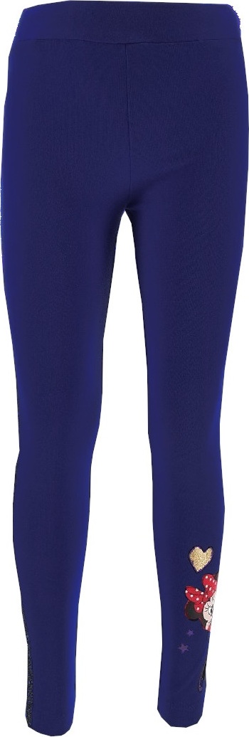 Tmavomodré dievčenské legíny Disney Minnie Mouse Veľkosť: 98