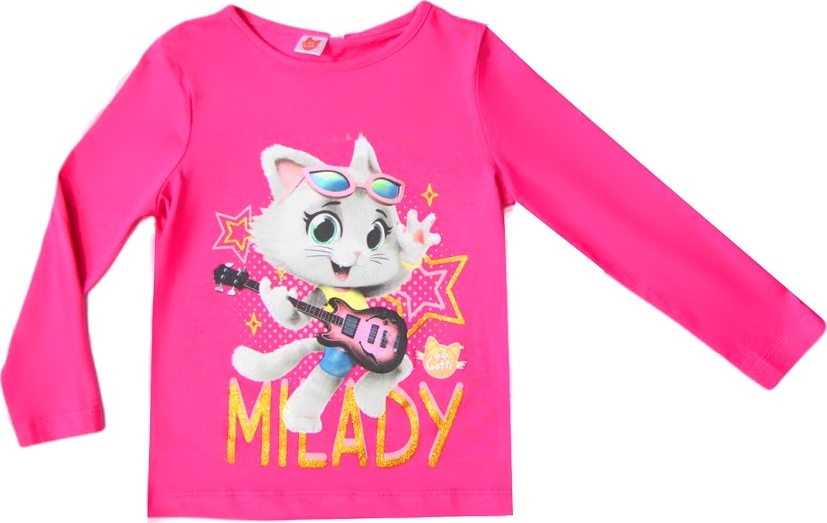 Ružové tričko s dlhým rukávom 44 Gatti Veľkosť: 98