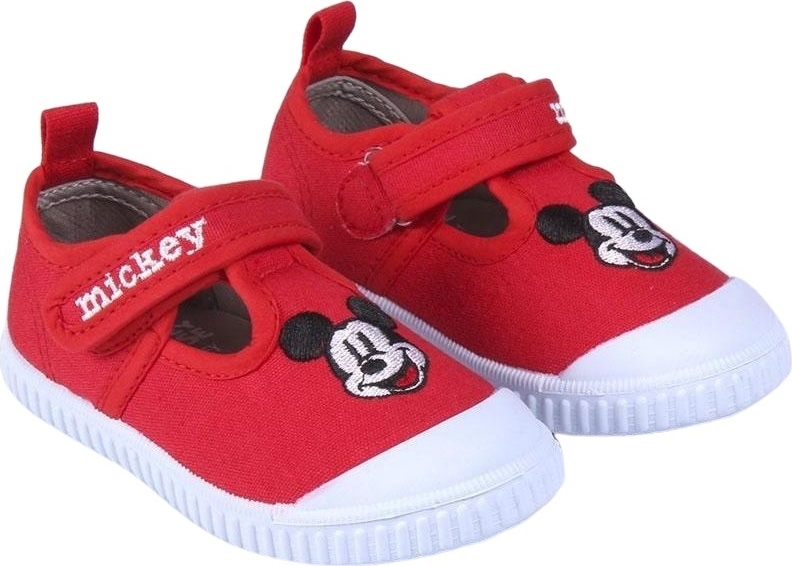 Červené prezuvky Mickey Disney Veľkosť: 23