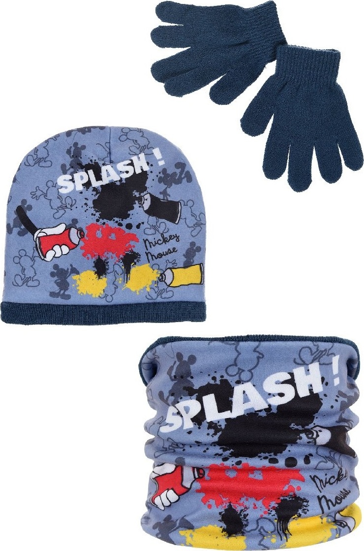 Sivo-modrý chlapčenský set Mickey Mouse Disney Veľkosť: 52