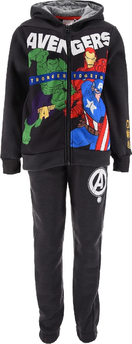 Tmavosivá chlapčenská teplákovka Marvel Avengers Veľkosť: 104