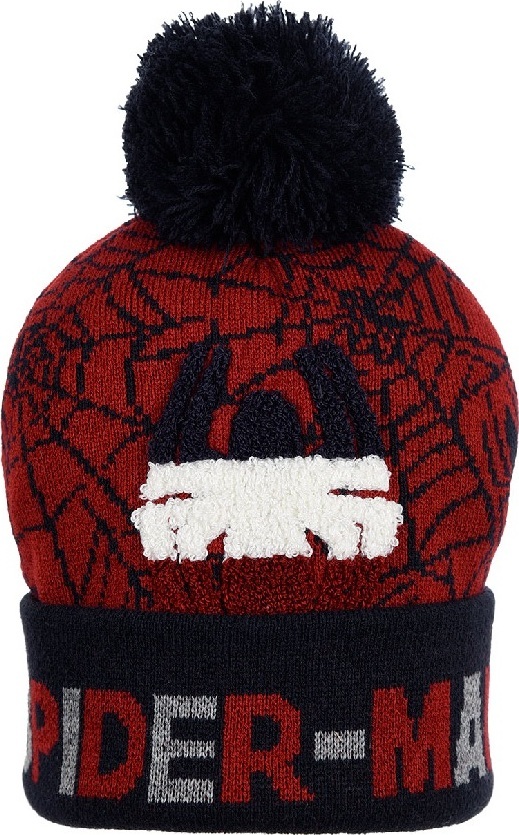 Červeno-modrá chlapčenská čiapka Marvel Spider-Man Veľkosť: 54