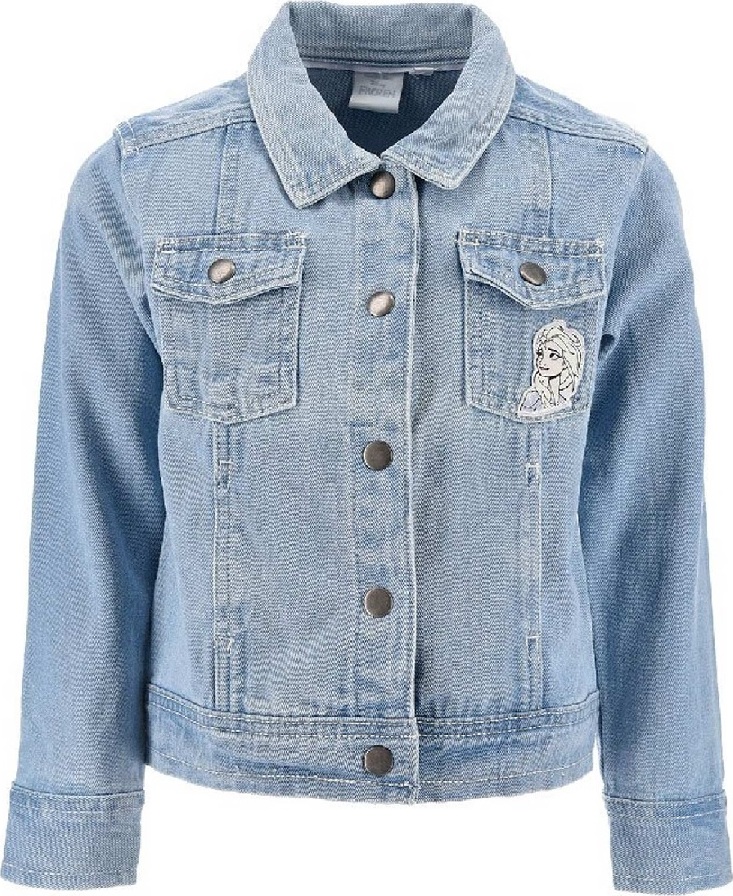 Svetlomodrá dievčenská džínsová bunda Disney Frozen Veľkosť: 104