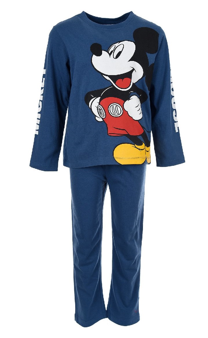 Modré pyžamo s Mickey Mousom Veľkosť: 128