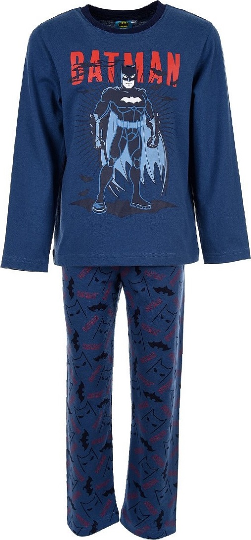 Tmavomodré dlhé pyžamo Batman Veľkosť: 104