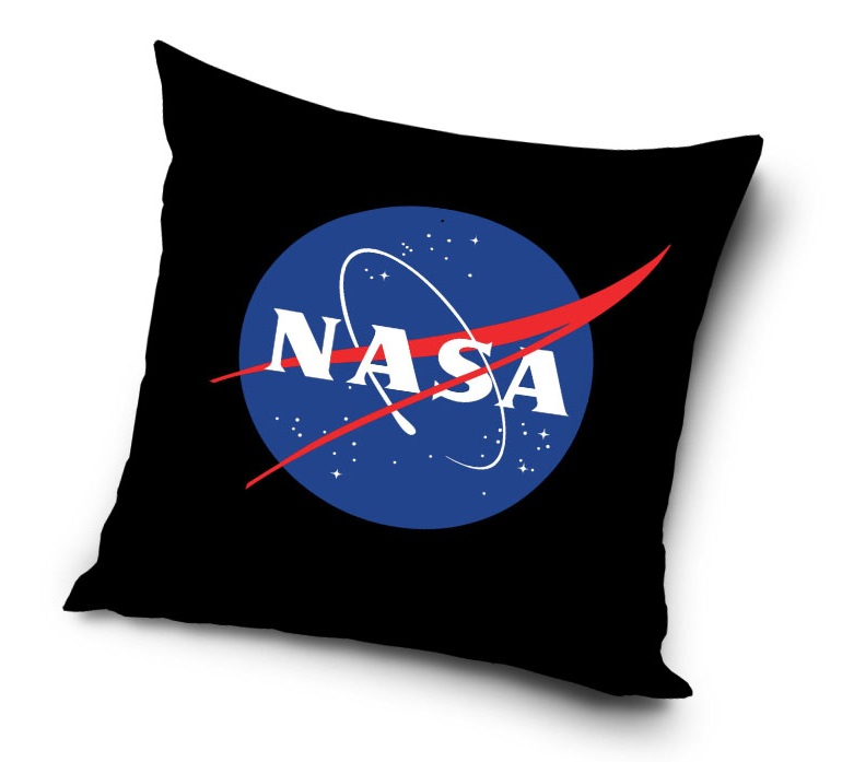 Čierny vankúš NASA 40 x 40 cm Veľkosť: ONE SIZE