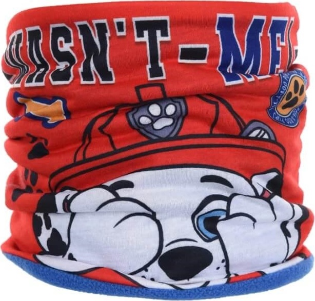 Červený fleecový nákrčník Paw Patrol Veľkosť: ONE SIZE