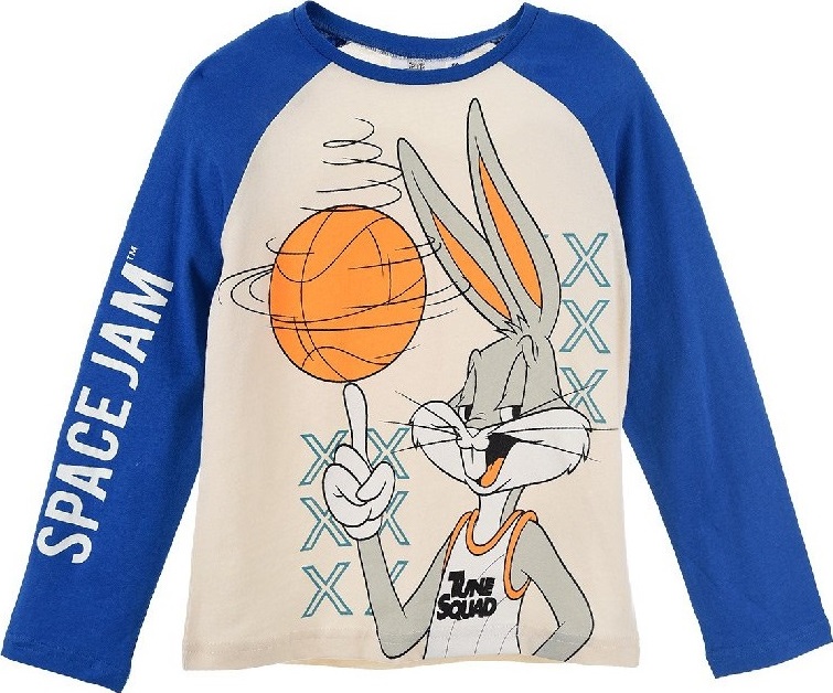 Modro-krémové tričko Bugs Bunny Veľkosť: 98
