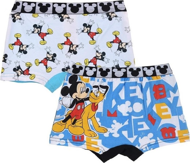 Set 2ks spodnej bielizne Mickey Disney - modrá / biela Veľkosť: 116/128