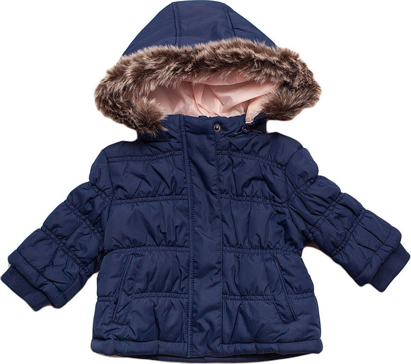 Tricky Tracks Tmavomodrá prešívaná dievčenská bunda Veľkosť: 80