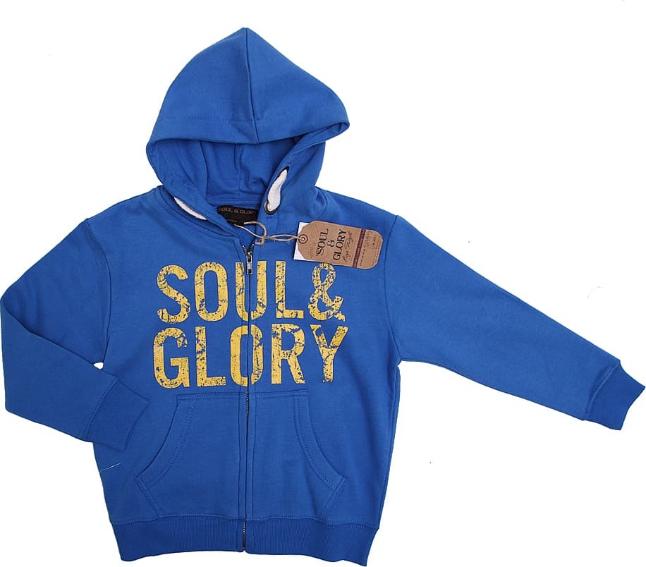 Soul & Glory Modrá chlapčenská mikina Veľkosť: 122/128