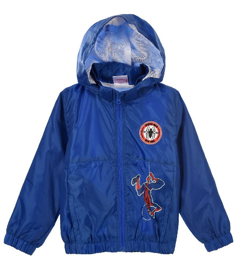 Modrá vetrovka Spider-Man Veľkosť: 98
