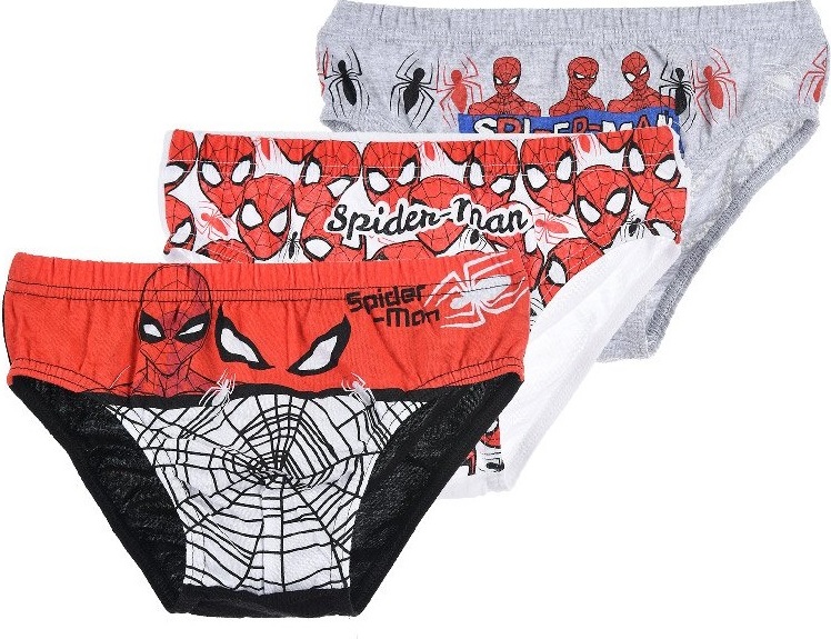 Farebná sada slipov Spider-Man - 3ks Veľkosť: 116/128