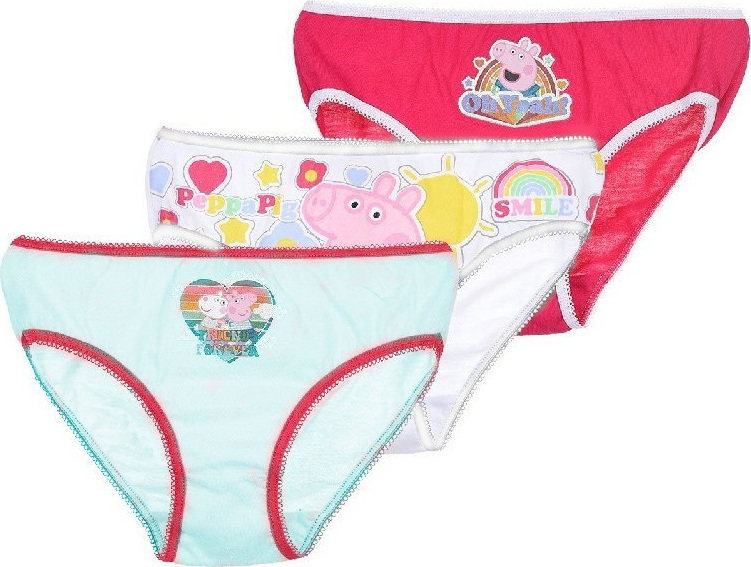 Farebná sada nohavičiek Peppa Pig 3ks Veľkosť: 116/128