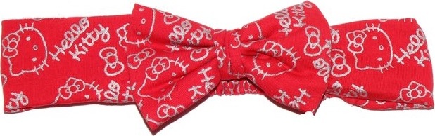 Červená čelenka Hello Kitty Veľkosť: ONE SIZE