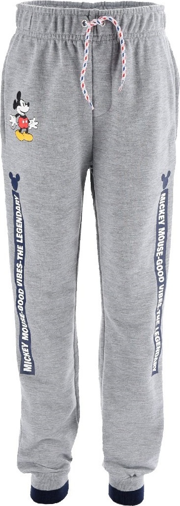 Šedé chlapčenské tepláky Mickey Mouse Veľkosť: 104