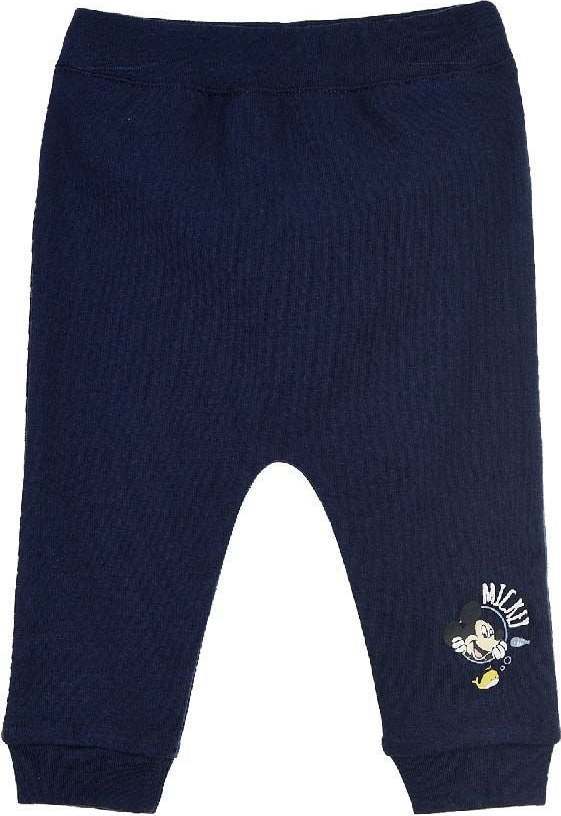 Tmavomodré detské tepláky Mickey Mouse Veľkosť: 74