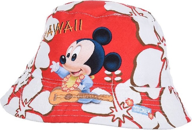 Červený detský klobúk Mickey Mouse Veľkosť: 48