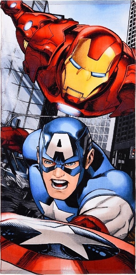 Avengers Marvel - detská plážová osuška Veľkosť: ONE SIZE