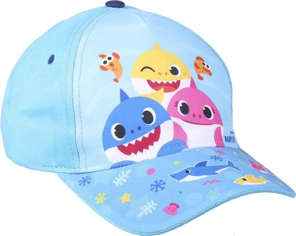 Baby Shark svetlo modrá dievčenská šiltovka Veľkosť: 51