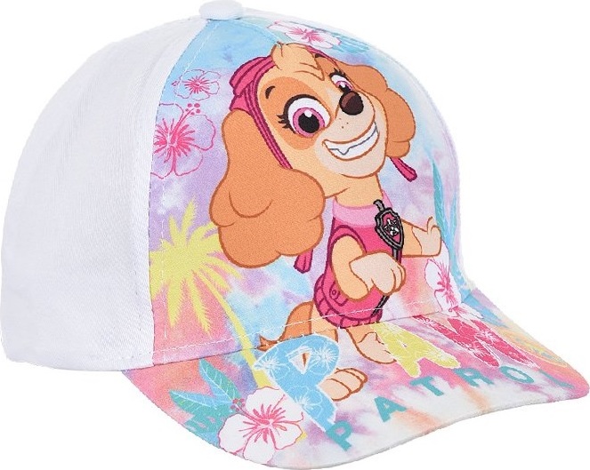 Paw Patrol Skye biela dievčenská šiltovka s potlačou Veľkosť: 54