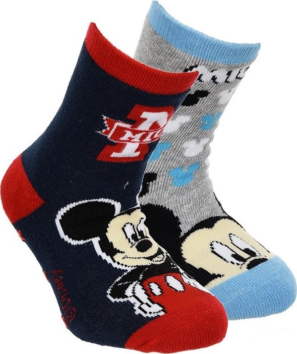 Modro-sivá sada ponožiek Mickey Veľkosť: 23/26