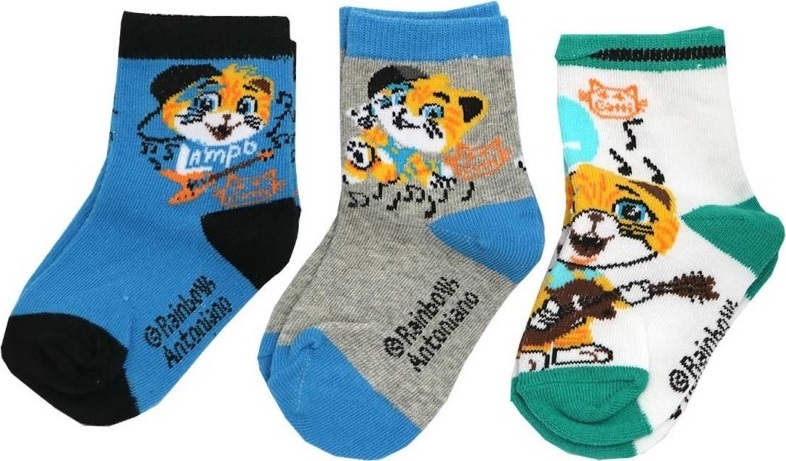 Modrá chlapčenská sada ponožiek 44 Gatti Veľkosť: 19/22