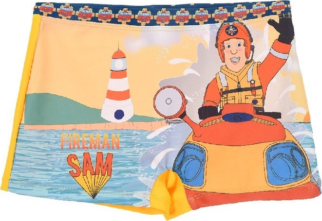 Chlapčenské plavky Fireman Sam - žlté Veľkosť: 94