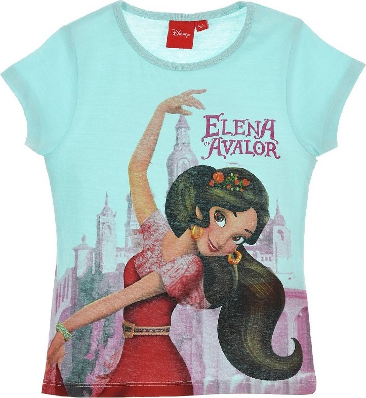 Elena from Avalor mintové dievčenské tričko s potlačou Veľkosť: 104