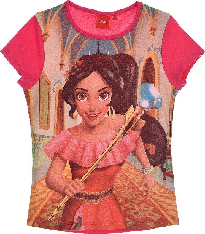 Elena from Avalor ružové dievčenské tričko s potlačou Veľkosť: 98