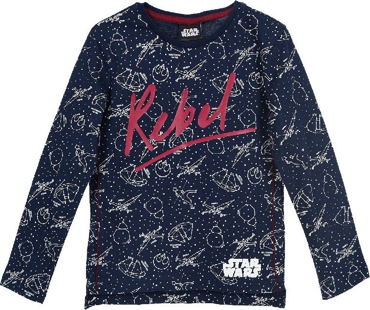 Star Wars tmavomodré chlapčenské tričko s potlačou Veľkosť: 104