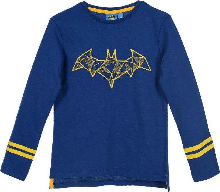 Batman tmavomodré chlapčenské tričko s dlhým rukávom Veľkosť: 98