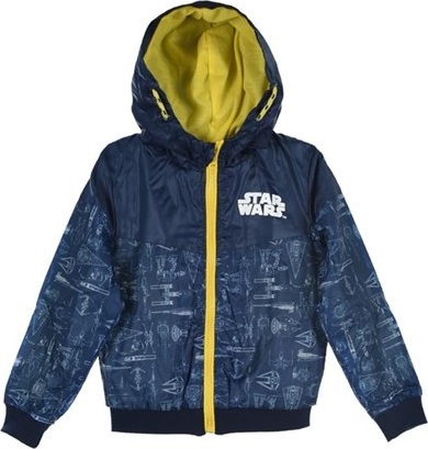 Star Wars tmavo modrá chlapčenská bunda Veľkosť: 138