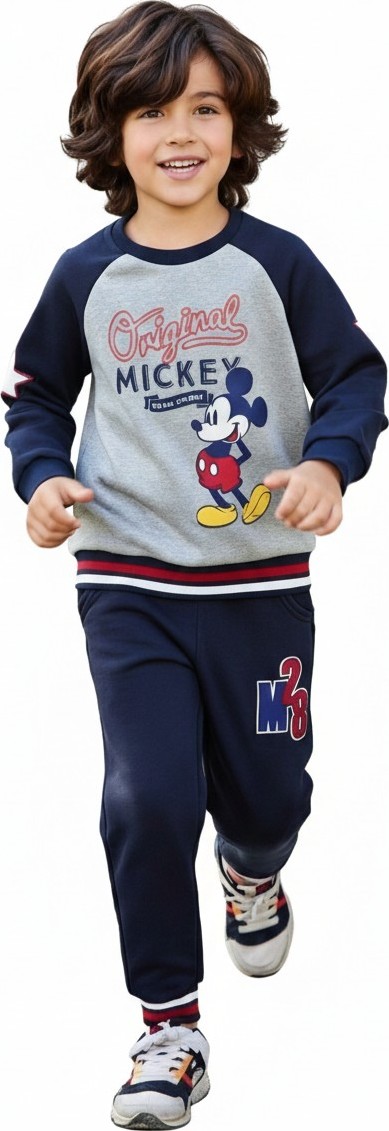 Mickey Mouse - tmavomodrá chlapčenská tepláková súprava Veľkosť: 128