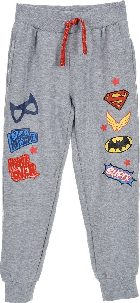 Super Hero Girls - Sivé dievčenské tepláky Veľkosť: 98