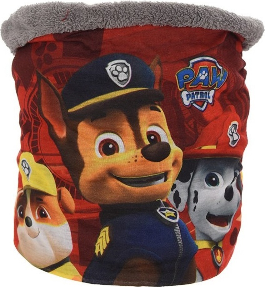 Labková patrola - Červený chlapčenský nákrčník Veľkosť: ONE SIZE