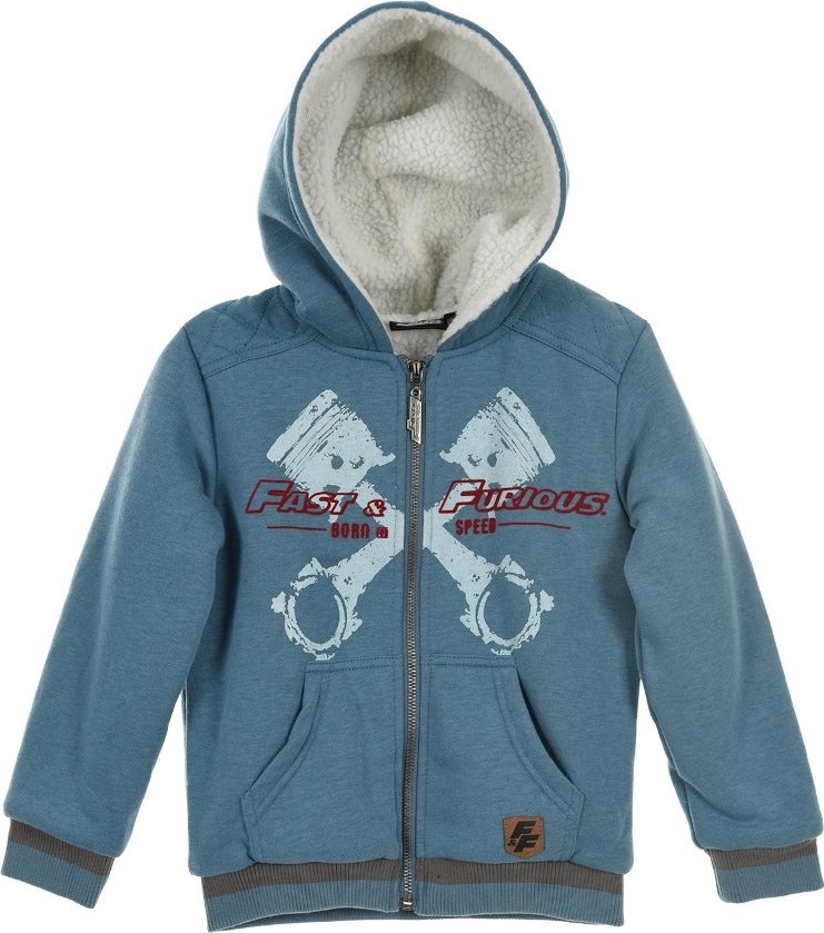 Fast and Furious - Modrá chlapčenská mikina Veľkosť: 116